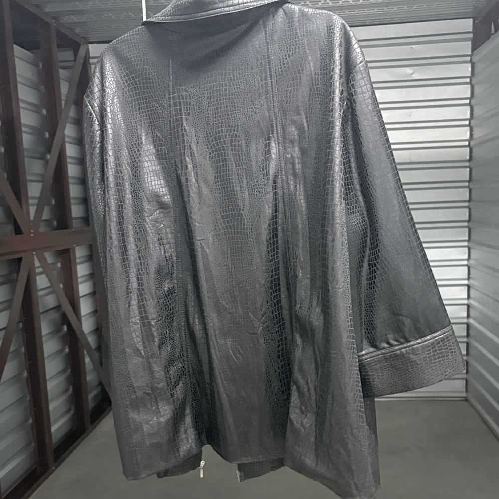 Ruby Rd. Black Textured Jacket - Picture 4 of 4